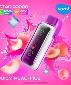 VOZOL Vape Berlin - VOZOL STAR 20000 saftiges Pfirsicheis 8Z888405