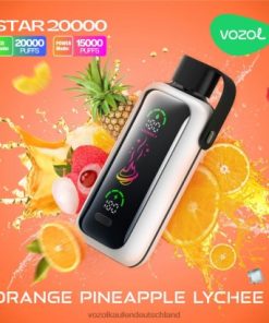 VOZOL Vape Deutschland - VOZOL STAR 20000 Orangen-Ananas-Litschi 8Z888410