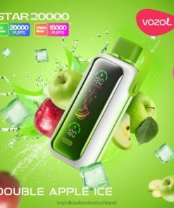 VOZOL Vape Deutschland - VOZOL STAR 20000 doppeltes Apfeleis 8Z888402