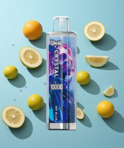 Blau UWIN Kristall 10000 Puffs mit RGB-Beleuchtung und 18ml E-Liquid