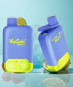 Blaue Himbeer-Zitronenlimonade & Zitronenlimette Vapsolo Twins 20000 Puffs 40ml Typ-C