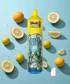 Blauer Uwin Tornado 35K Musik-Wegwerf-Vape mit 35000 Puffs und Typ-C-Ladung