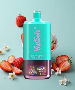 Erdbeer-Eiscreme VapSolo Triple 30000 Puffs 40ml Typ-C