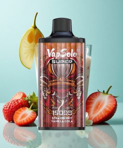 Erdbeer-Vanille-Cola Vapsolo Super 15000 Puffs 850mAh Mesh Coil