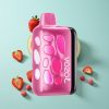 Erdbeer-Wassermelone VOZOL RAVE 40000 Einweg-Vape mit 1000mAh Akku und Beat-Synced Party Mode