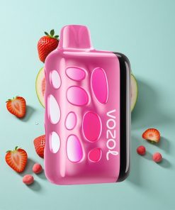 Erdbeer-Wassermelone VOZOL RAVE 40000 Einweg-Vape mit 1000mAh Akku und Beat-Synced Party Mode