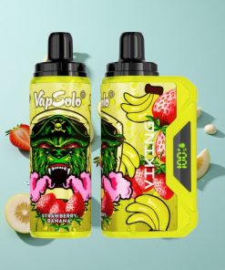 Erdbeere-Banane VapSolo VIKING 12000 Puffs 22ml Typ-C