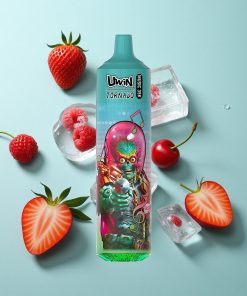 Erdbeere-Himbeere-Kirsche-Eis Uwin Tornado 35K mit Typ-C-Ladung und 35000 Puffs