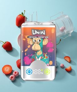 Erdbeere Himbeere Kirsche Mr Blau Uwin Crystal Twins 40000 Puffs mit 32ml E-Liquid und 850mAh Akku
