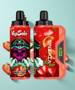 Erdbeere-Wassermelone VapSolo VIKING 12000 Puffs Typ-C mit LED-Anzeige