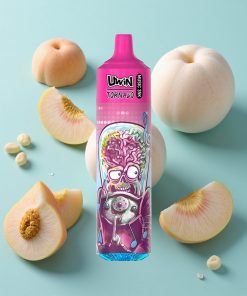 Pfirsich-Beere Uwin Tornado 35K Musik-Wegwerf-Vape mit 35000 Puffs und Typ-C-Ladung