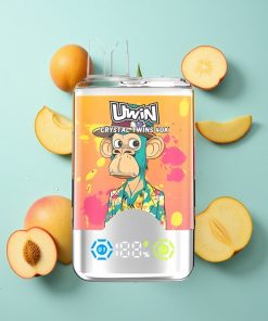 Pfirsich Mango Ananas Red Bull UWIN Crystal Twins 40000 Puffs Doppelflavor 32ml Typ-C