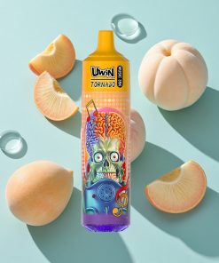 Sommerpfirsich-Eis Uwin Tornado 35K Musik mit 35000 Puffs und Typ-C-Ladung