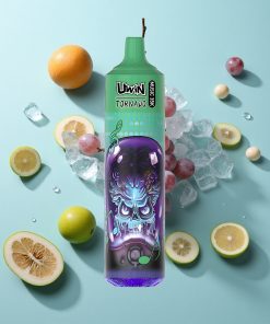 Weintraube-Eis Uwin Tornado 35K mit 35000 Puffs und Typ-C-Ladung