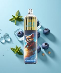 Blaubeer-Eis JNR Rocket-X 12400 Puffs Typ-C Schnellladung & RGB-Beleuchtung