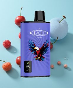 Blaue Himbeere-Kirsche JNR EAGLE Smart 23000 Puffs mit Digitaldisplay und 25ml e-Liquid
