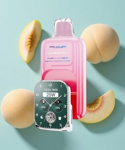 Deutscher Pfirsich JNR Vape Watch 30000 Puffs 19mL Dual Mesh Coil