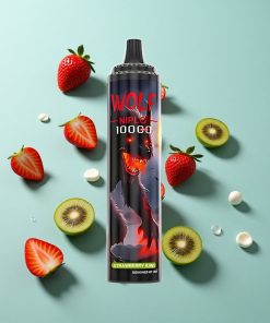Erdbeer-Kiwi JNR Wolf Niplo 10000 Puffs mit 20ml E-Liquid und Type-C Schnellladung