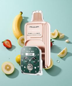 Erdbeere-Banane JNR Vape Watch 30000 Puffs 19mL Dual Mesh Coil Typ-C Schnellladung