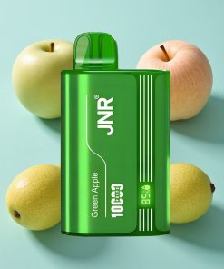 Grünapfel-Pfirsich-Birne JNR Tank 10000 Puffs mit Digital Display und Typ-C Schnellladung