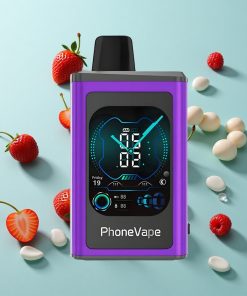 Kirsch-Erdbeer-Himbeer JNR PhoneVape 30000 Puffs mit Turbo-Modus und Typ-C-Ladung