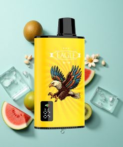 Kiwi Wassermelone Eis JNR EAGLE Smart 23000 Puffs mit Digitaldisplay und 25ml e-Liquid-Kapazität