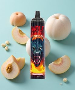 Pfirsich-Beere JNR Wolf Niplo 10000 Puffs 20ml Typ-C Schnellladung