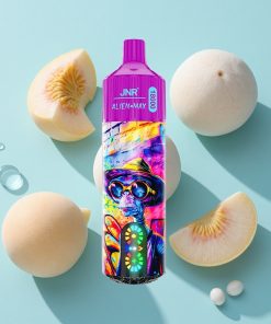 Pfirsich-Heidelbeer-Bonbon JNR Alien Max 18000 Puffs Dual Mesh Coil & Dual Core