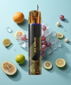 Trauben Eis JNR Black&Golden 600+200 Puffs Einweg Vape