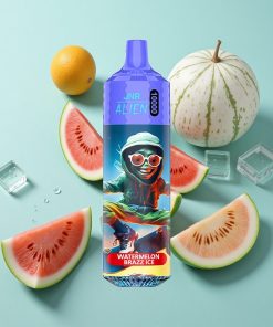 Wassermelone Brazz Eis JNR Alien 10000 Puffs mit 20ml E-Liquid und Typ-C Schnellladung