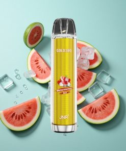 Wassermelone-Eis JNR Gold380 6000 Puffs Einweg-Vape mit 1500mAh Akku