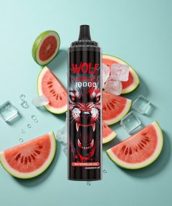 Wassermelone-Eis JNR Wolf Niplo 10000 Puffs mit 20ml E-Liquid und Typ-C Schnellladung
