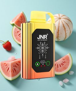 Wassermelone Erdbeere Bubblegum JNR Shisha Hookah Box 20500 Puffs mit HD Display, 25ml E-Liquid, 1000mAh Akku