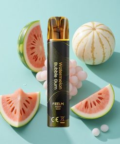 Wassermelonen Kaugummi JNR Black&Golden 600+200 Puffs 800 Puffs TPD zertifiziert
