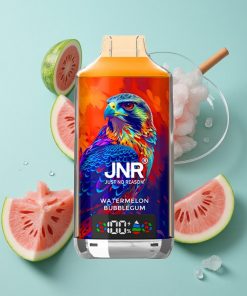 Wassermelonen-Kaugummi JNR Falcon X 18000 Puffs mit 24ml E-Liquid und Dual-Mesh-Coil